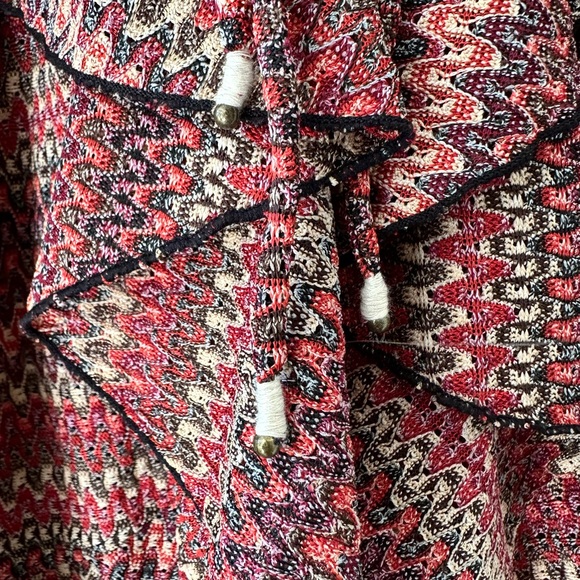 FREE PEOPLE PALMA RUFFLE TIE FRONT TUNIC NWT - Picture 9 of 10